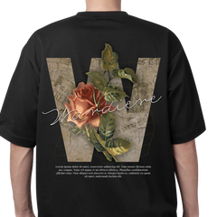 Floral Corner Black