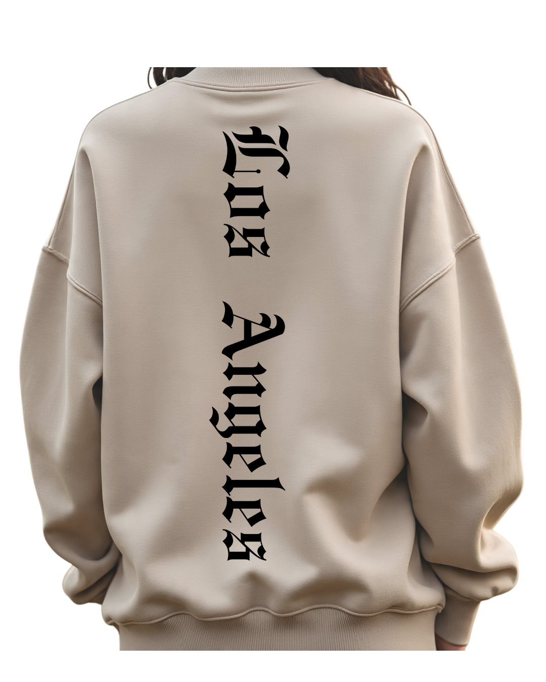 los angeles sweatshirt beige