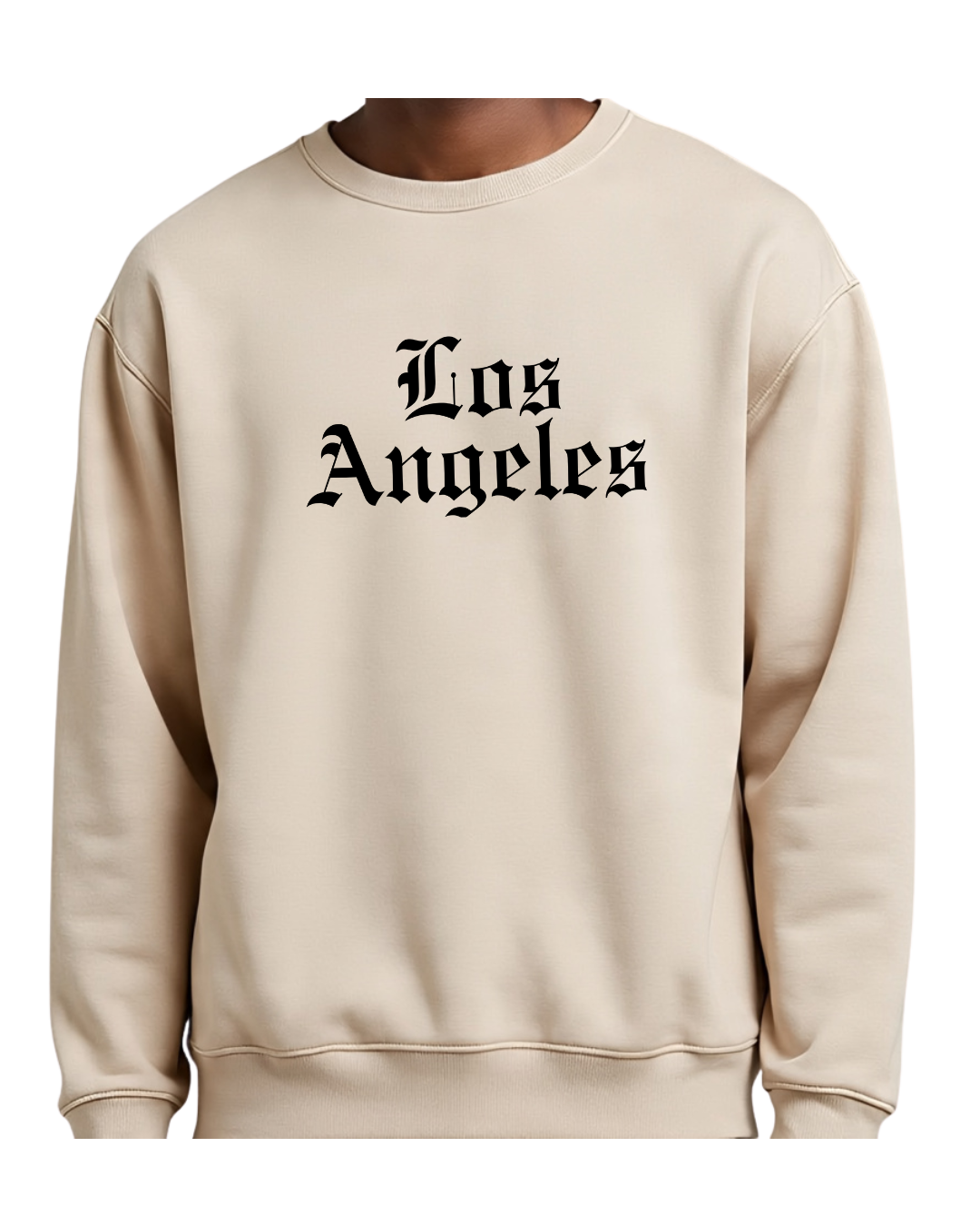 los angeles sweatshirt beige