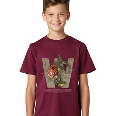 Warrior Rose maroon
