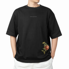 Floral Corner Black