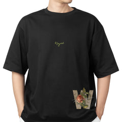 Floral Script Black
