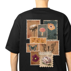 Vintage Stamp Collection black