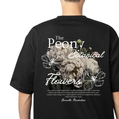 Peony Botanical Elegance Black