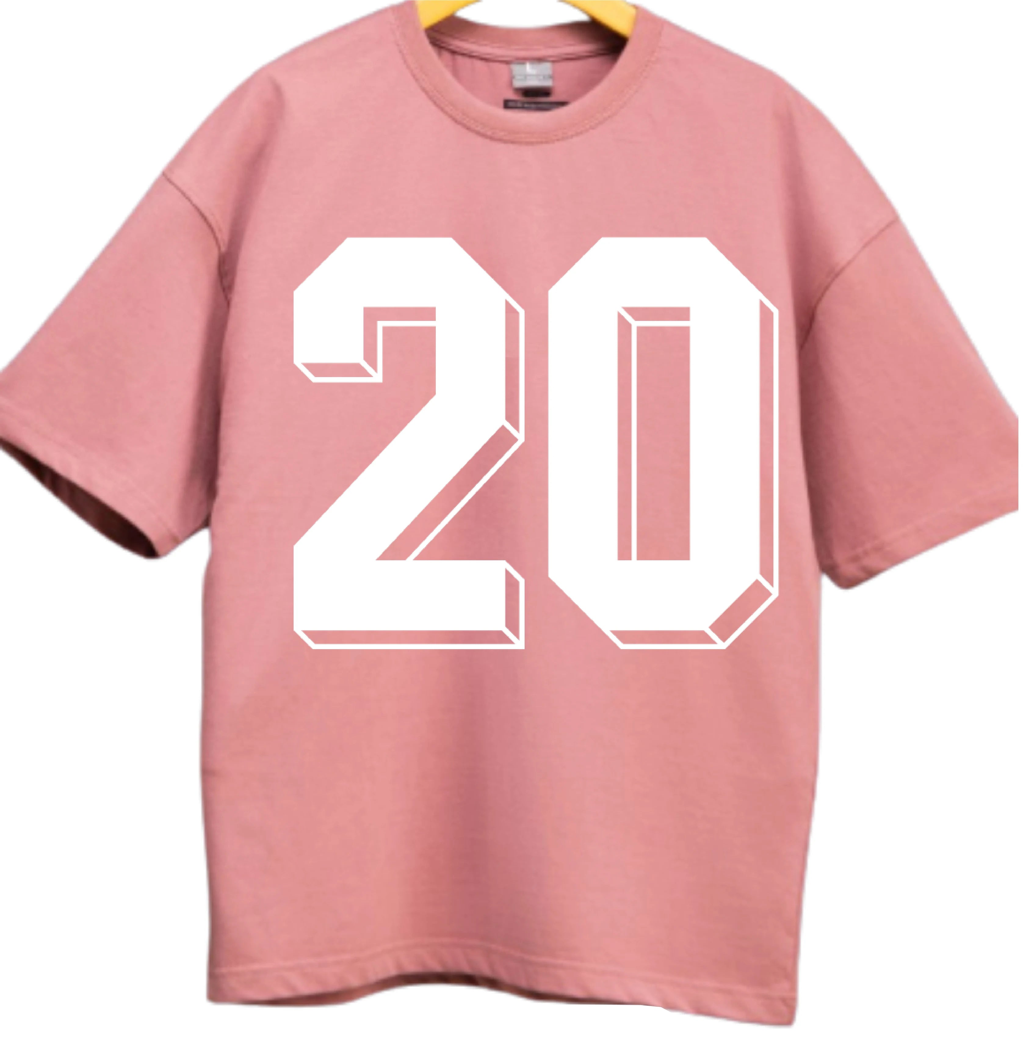 20  Twenty pink