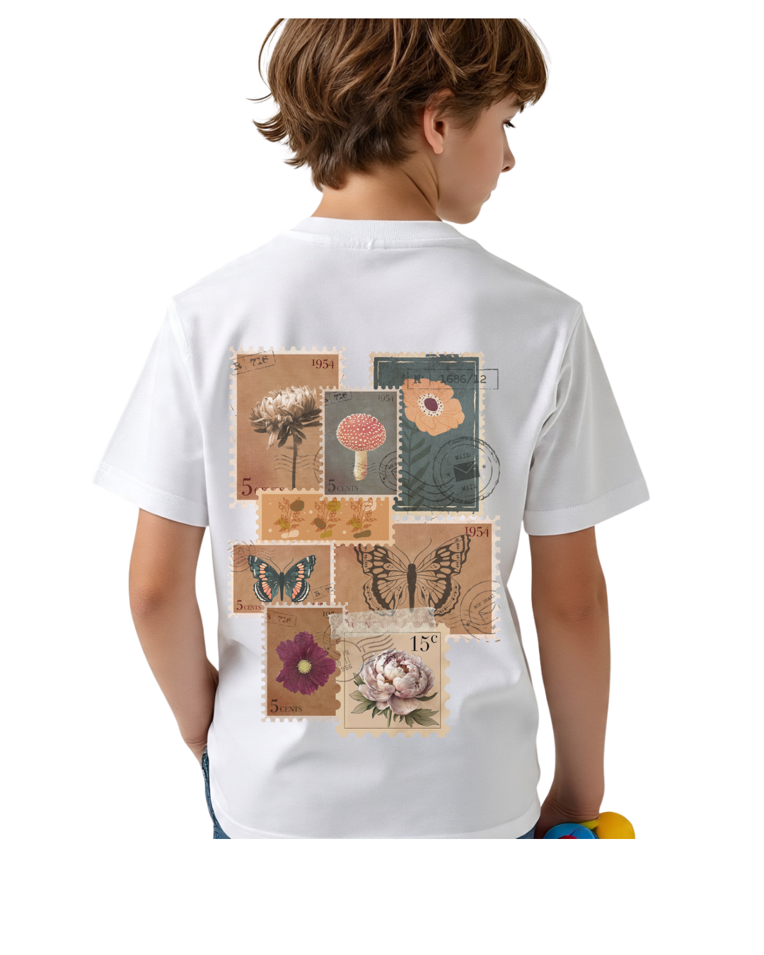 vintage heart white